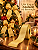 Fita Decorativa Aramada Dourada Glitter 3,8cm 9,14m - Imagem 8