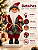 Papai Noel Decorativo De Natal Em Pé 37cm Vinho Poliresina - Imagem 2