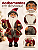 Papai Noel Decorativo De Natal Em Pé 37cm Vinho Poliresina - Imagem 7