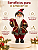 Papai Noel Decorativo De Natal Em Pé 37cm Vinho Poliresina - Imagem 6