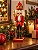 Soldadinho Quebra Nozes 25cm Em Madeira Rei Vermelho Natal - Imagem 4