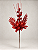 Pick Berry e Bico de Papagaio Glitter Vermelho 36cm Natal - Imagem 1