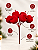 Pick Mini Maçã Flocada Vermelha 13cm Decoração Natalina - Imagem 7