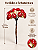Pick de Cogumelos 13cm Vermelho para Árvore de Natal - Imagem 3