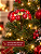 Pick de Cogumelos 13cm Vermelho para Árvore de Natal - Imagem 4