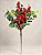 Pick Berry Nevado 32cm Vermelho Para Árvore de Natal - Imagem 1