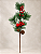 Pick Natalino Berry e Pinha 35cm Verde e Vermelho - Imagem 1