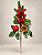 Pick Natalino Berry Maçã Pinha 32cm Vermelho Para Árvore De Natal - Imagem 1