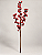 Haste Berry Vermelha 38cm Para Árvore de Natal e Guirlanda - Imagem 1