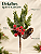 Pick Natalino Berry Com Pinha 34 Cm Vermelho E Verde - Imagem 5