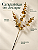 Haste Eucalipto Artificial Dourado 62cm Enfeite Natalino - Imagem 6