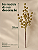 Pick Berry Dourado Com Glitter 35cm Enfeite Natalino - Imagem 3
