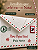 Enfeite Carta Para Papai Noel Feltro Branco Natalino 25x16cm - Imagem 5