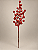 Pick Berry Glitter Vermelho 35cm Enfeite Natalino - Imagem 1