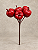 Pick Mini Frutas Vermelhas 11cm Enfeite Natalino - Imagem 1