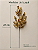 Haste Eucalipto Dourado 47cm Enfeite Natalino Artificial - Imagem 3