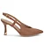 USAFLEX AN16004004 SLINGBACK EM COURO CARAMELO - Imagem 3