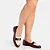 GIULIA DOMNA 115.041/251 MOCASSIM GD NAPA MONACO BORDO/NAPA MONACO OFF WHITE - Imagem 1