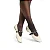 GIULIA DOMNA 142.068/251 SAPATILHA FEMININA FLOATER OFF WHITE/NAPA MONACO PRETO - Imagem 1