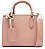 SCHUTZ S500113954 BOLSA TOTE PEQUENA NEW LORENA COURO AMENDOA - Imagem 1
