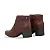 BOTTERO 346901 BOTA CANO BAIXO COURO BURNISH CONHAQUE - Imagem 3
