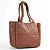 GIULIA DOMNA B200.065/241 BOLSA CAMEL MEDIA ALÇA CURTA - Imagem 3