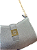LUZ DA LUA 2000543 BOLSA VENUS PRATA MEDIA ALÇA COMPRIDA - Imagem 5