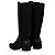 BOTTERO 345801 BOTA CANO LONGO COURO ATANADO NAPOLI/TECIDO LYCRA PTO/PTO - Imagem 4
