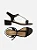 AREZZO A031990206 SANDALIA PRETO - Imagem 6