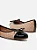AREZZO A037626680 SAPATILHA PALE BEIGE/PRETO - Imagem 4