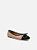 AREZZO A037626680 SAPATILHA PALE BEIGE/PRETO - Imagem 2