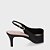 LUZ DA LUA 80830002 SLINGBACK SAARA PRETO - Imagem 4