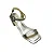 BOTTERO 357106 SANDALIA DOURADO - Imagem 3