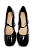 BOTTERO 363002 SAPATO BONECA PRETO VERNIZ - Imagem 3