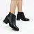 BOTTERO 346901 BOTA CANO BAIXO COURO BURNISH PRETO - Imagem 1