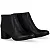 BOTTERO 346901 BOTA CANO BAIXO COURO BURNISH PRETO - Imagem 3
