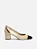 AREZZO A106290002 SCARPIN PANACOTA PRETO - Imagem 1