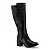 BOTTERO 369004 BOTA CANO LONGO COURO BURNISH PRETO - Imagem 2