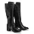 BOTTERO 369004 BOTA CANO LONGO COURO BURNISH PRETO - Imagem 4