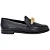 AREZZO A127750011 LOAFER PRETO - Imagem 1