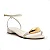 AREZZO A130650064 SANDALIA WHITE - Imagem 1