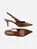 AREZZO A127570089 SLINGBACK MARROM - Imagem 5