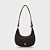 LUZ DA LUA 2000625 BOLSA HOBO PEQUENA MONOGRAMA MOCCA - Imagem 1