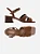 AREZZO A130730007 SANDALIA WARM CARAMEL - Imagem 5