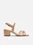 AREZZO A115510029 SANDALIA NUDE - Imagem 1