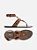 AREZZO A108120019 SANDALIA COFFEE - Imagem 3