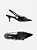 AREZZO A132110001 SLINGBACK PRETO - Imagem 4