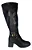 BOTTERO 361803 BOTA CANO LONGO COURO NAPA RAVENA/PRETO - Imagem 1