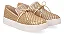 LUZ DA LUA 59160018 TENIS LAMINATI OURO - Imagem 3