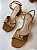LUZ DA LUA 60160009 SANDALIA AMENDOA - Imagem 1